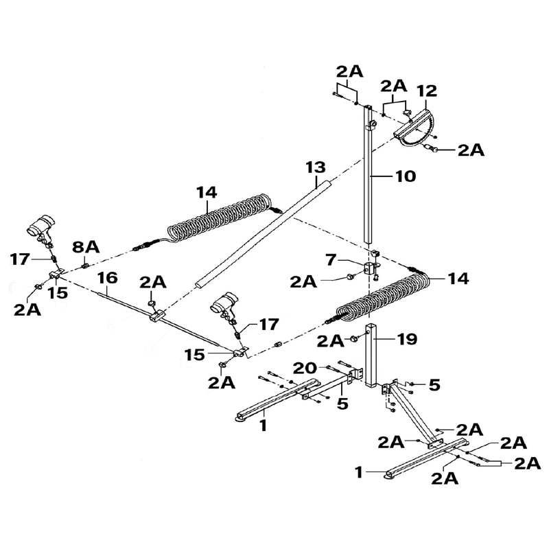 Sealey Adjustable shaft