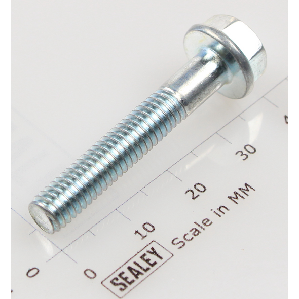 Sealey Hex head flange bolt m6x35 single