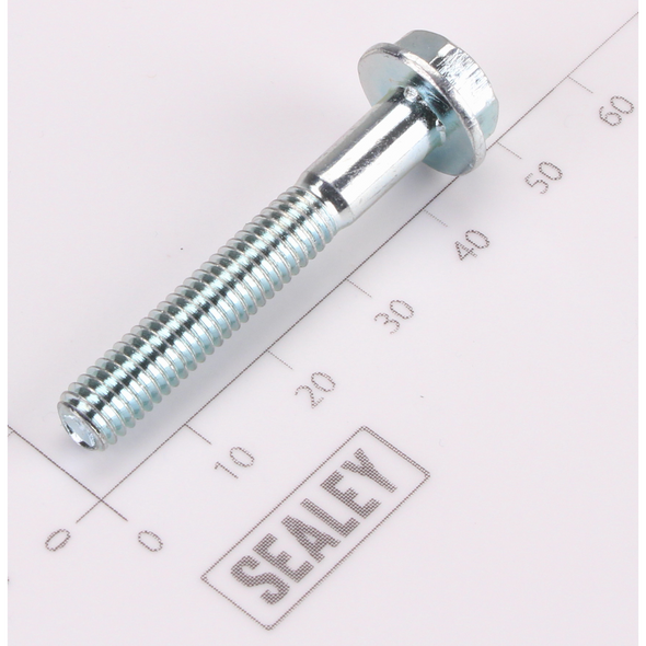 Sealey Hex head flange bolt m6x40 single