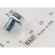 Sealey Hex head flange bolt m6x8 single