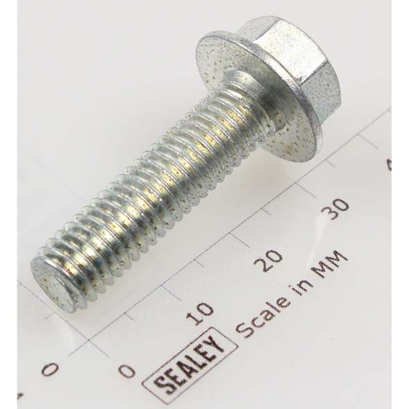 Sealey Hex head flange bolt m8x30 single