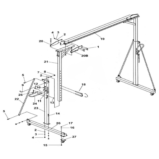 Sealey Inner vertical post