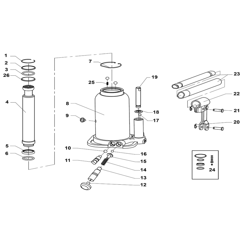 Sealey Oil filler plug