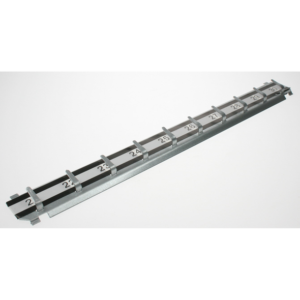 Sealey Numbered bars 10 hooks (21-30) 'black'