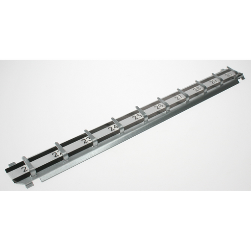Sealey Numbered bars 10 hooks (21-30) 'black'