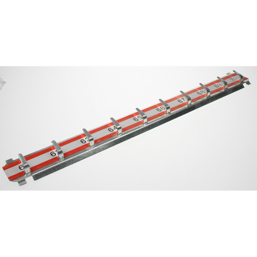 Sealey Numbered bars 10 hooks (61-70) 'red'