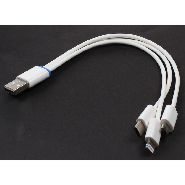 Sealey 3-in-1 usb cable
