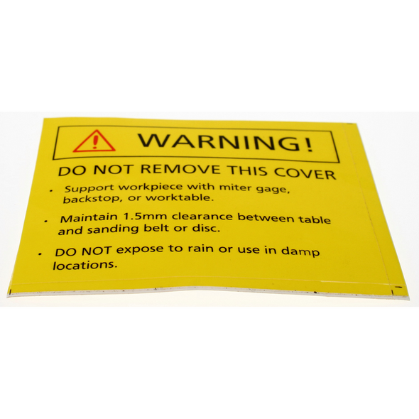 Sealey Warning label