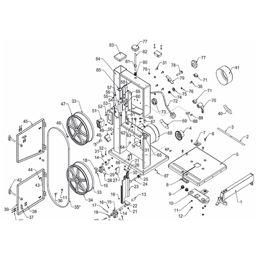 Sealey Band saw tyre