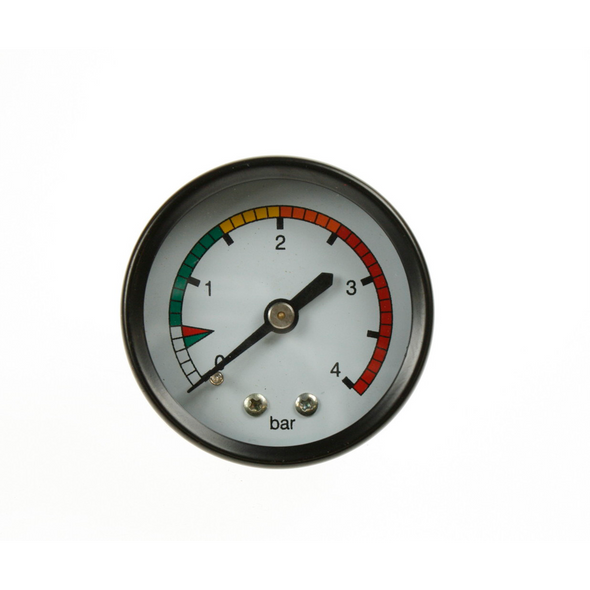 Sealey Pressure gauge 0-4bar 50mm od, rear fitting