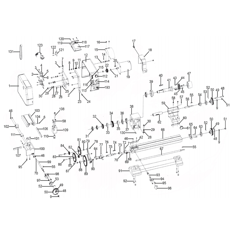Sealey Screw m8*50