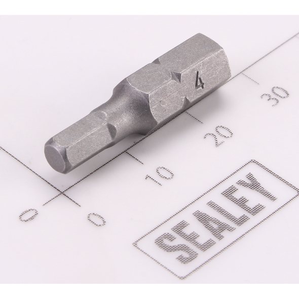 Sealey 1/4"Dr JIS Hex Bit 4mm