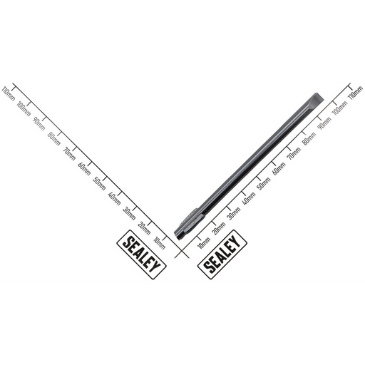 Sealey Slotted Bit SL5 x 95mm (Lock-On)