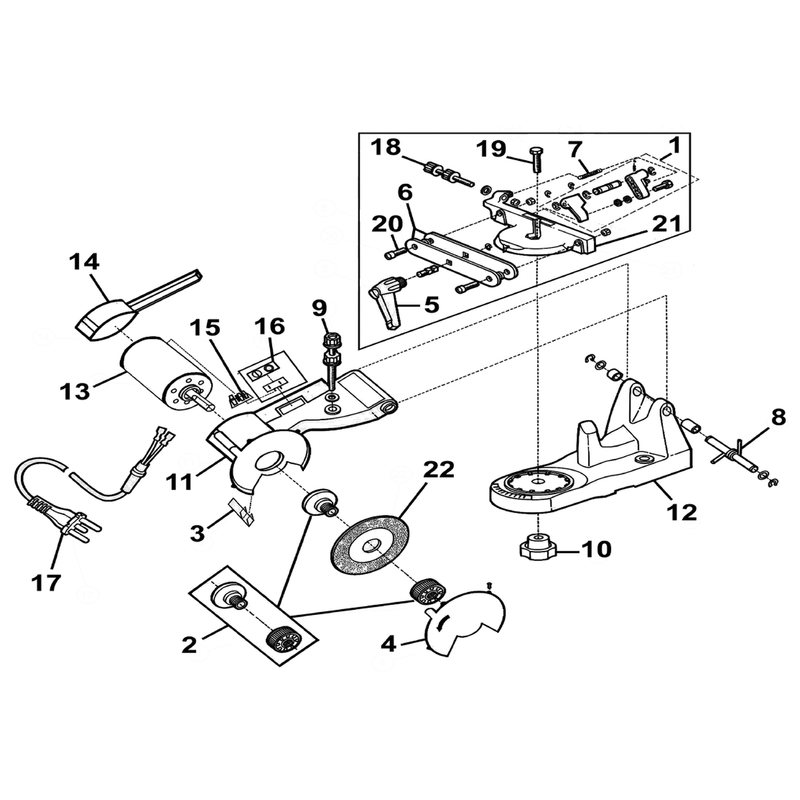 Sealey Tension Knob for Vice Base