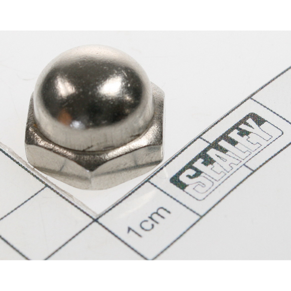 Sealey Steel Nut M12 Domed Zinc