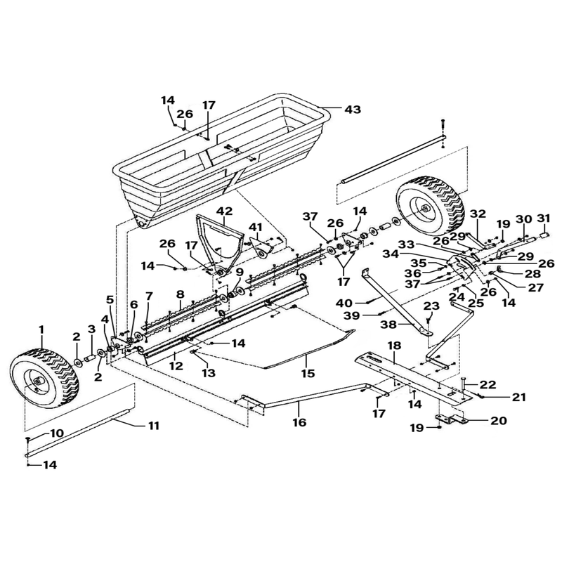 Sealey Wheel axle