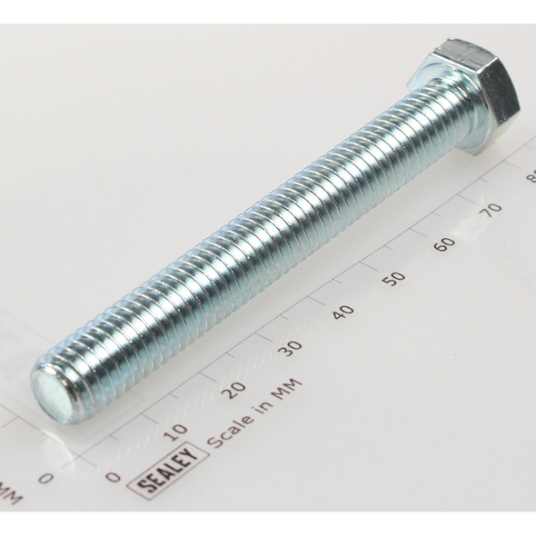 Sealey Hex head set screw m10x75mm single