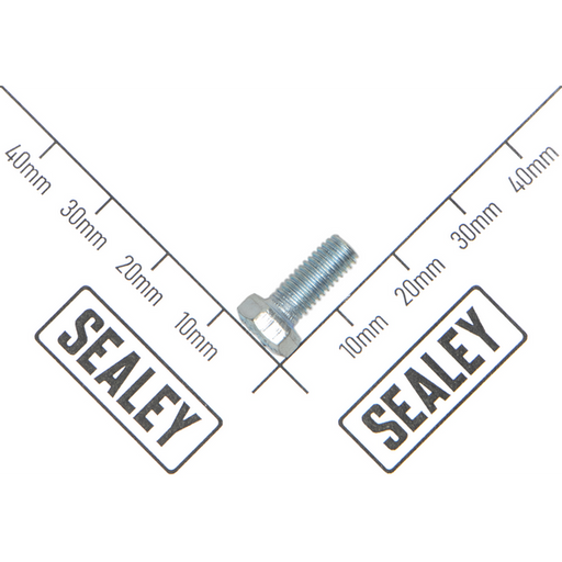 Sealey Hex Head Set Screw M5 X 12 Zinc