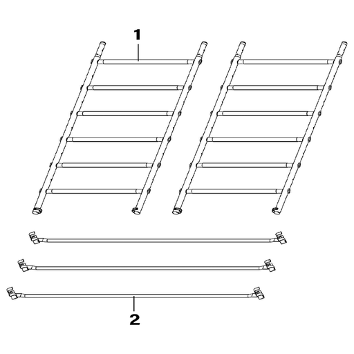 Sealey 6 rung low ladder
