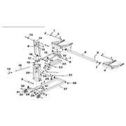 Sealey Wheel Bracket Fork