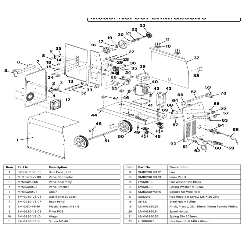 Sealey Filter Reactor Bracket