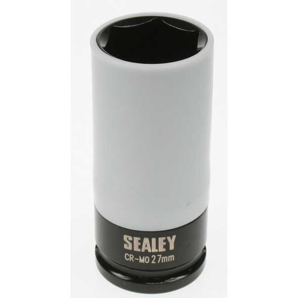 Sealey 1/2" 27mm impact socket (black)