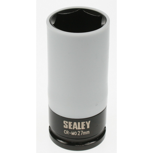 Sealey 1/2" 27mm impact socket (black)
