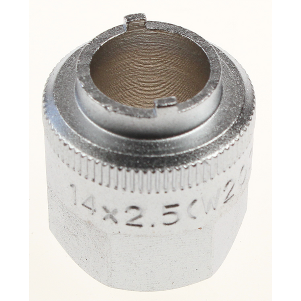 Sealey Strut nut castellated socket 14x2.5mm(w203)silver