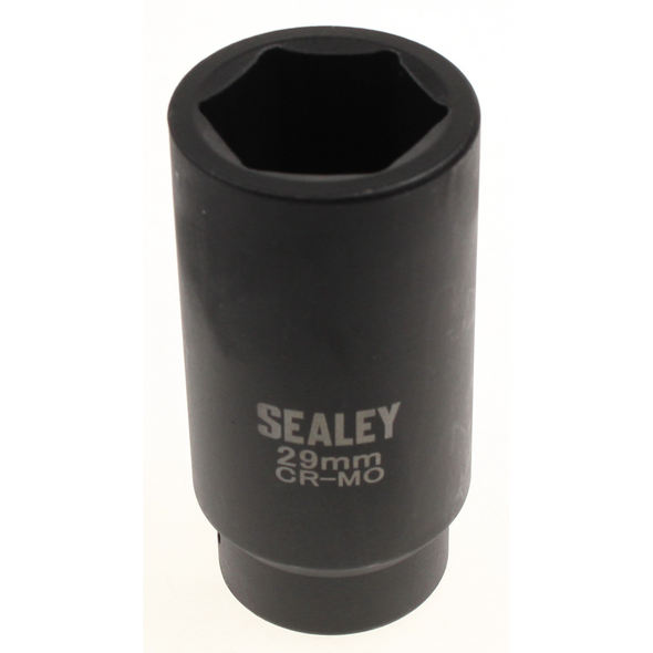 Sealey Impact hub nut socket 1/2"sq dr 29mm