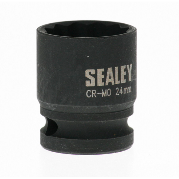 Sealey 1/2" drive 24mm x 38mm bi-hex socket