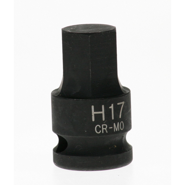 Sealey 1/2" drive 17mm x 43mm hex bit socket