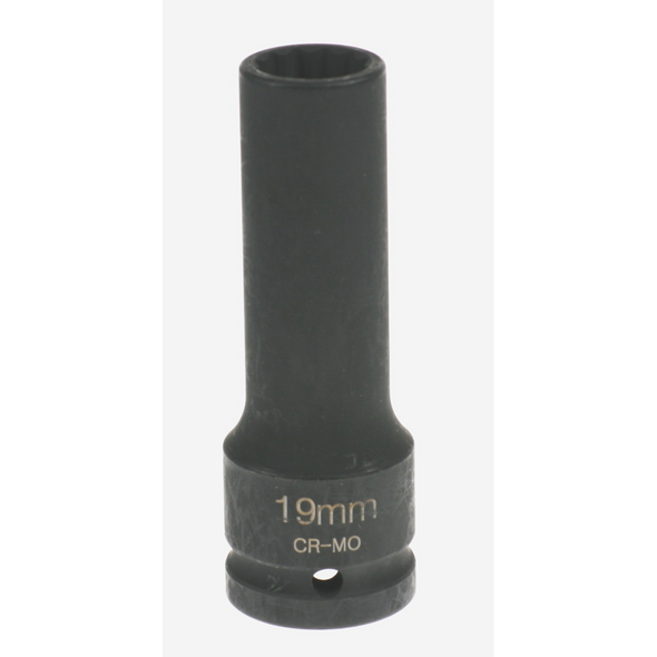 Sealey Impact trx-star (f) socket 19mm 3/4"dr "deep"