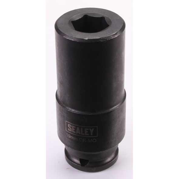 Sealey 1/2"Dr Weighted Impact Socket 19mm