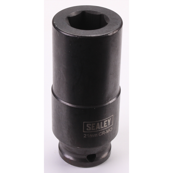 Sealey 1/2"Dr Weighted Impact Socket 21mm