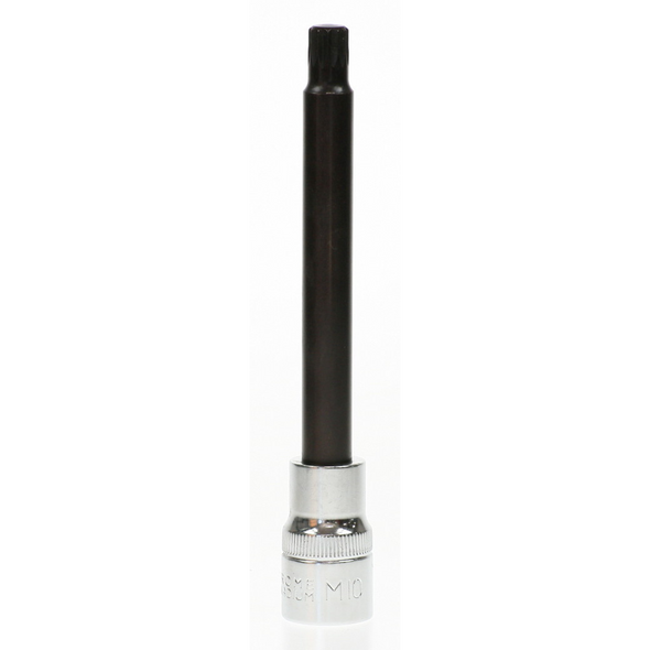 Sealey Spline socket bit 1/2"dr m10 140mml