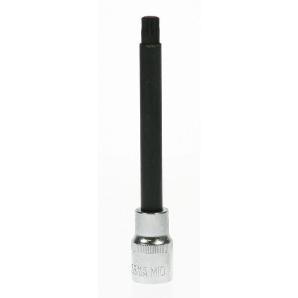 Sealey Spline socket bit 1/2"dr m10 140mml