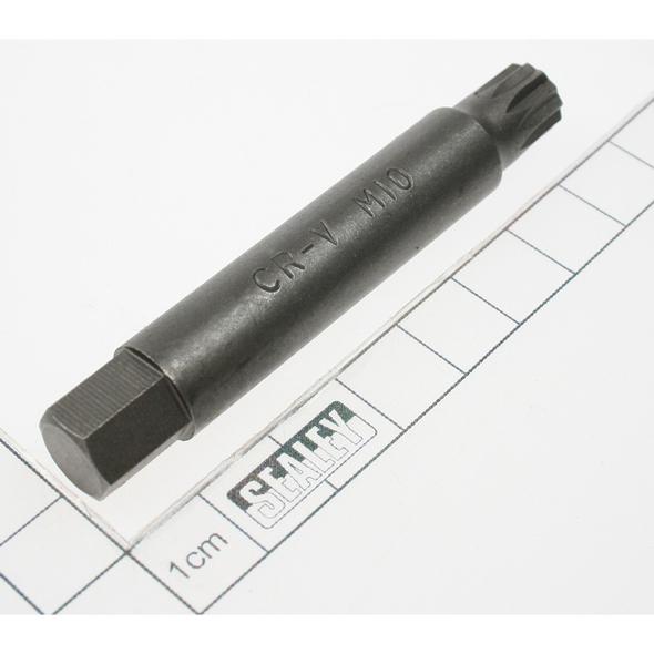 Sealey Spline bit m10 x 75mml