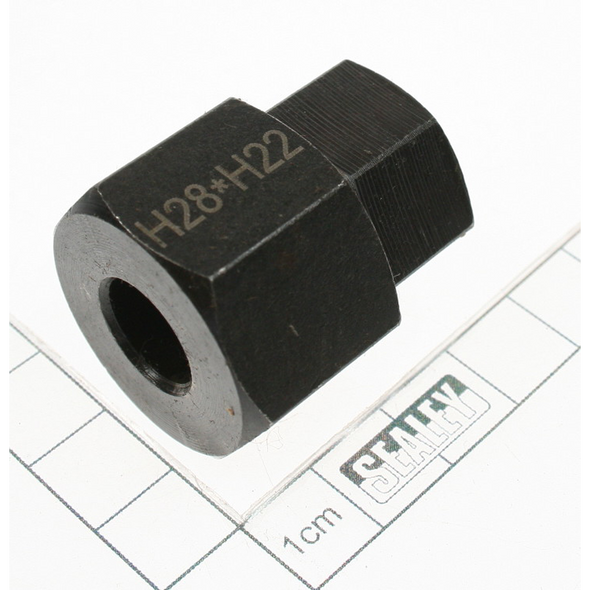 Sealey Hex adaptor 22x28mm