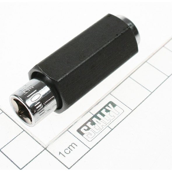 Sealey Hex adaptor 17mm (c/w 10mm deep socket)