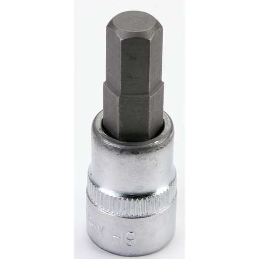 Sealey Hex socket bit 9mm 3/8"sq dr