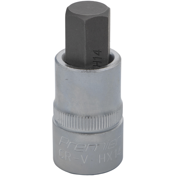 Sealey Hex socket bit 14mm 3/8"sq dr