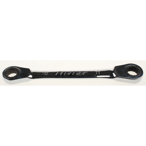 Sealey Micro-lock ratchet dbl ring spanner (10x11)