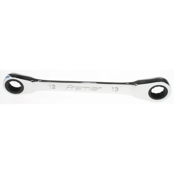 Sealey Micro-lock ratchet dbl ring spanner (12x13)