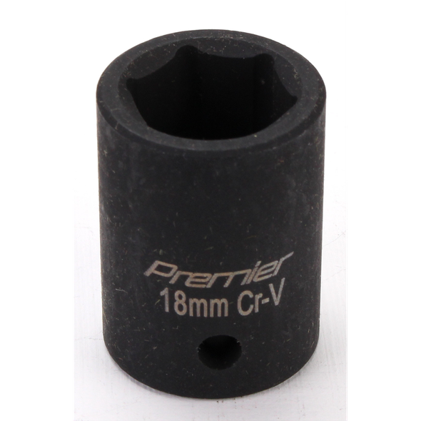 Sealey 1/2"sq 18mm impact socket