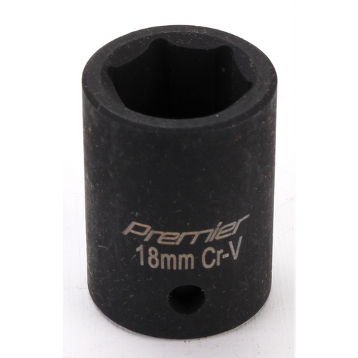 Sealey 1/2"sq 18mm impact socket