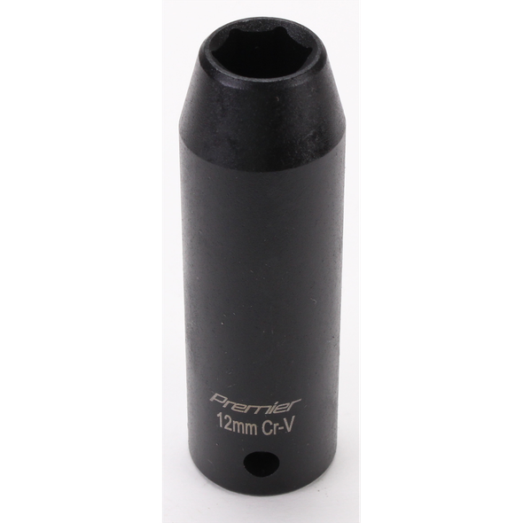 Sealey 1/2"sq 12mm impact socket (deep)