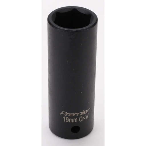 Sealey 1/2"sq 19mm impact socket (deep)