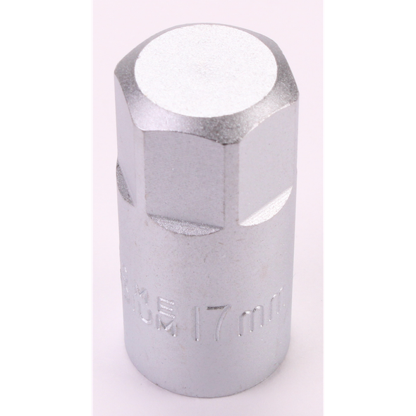 Sealey 3/8"Sq Dr Drain Plug Key - Hex 17mm