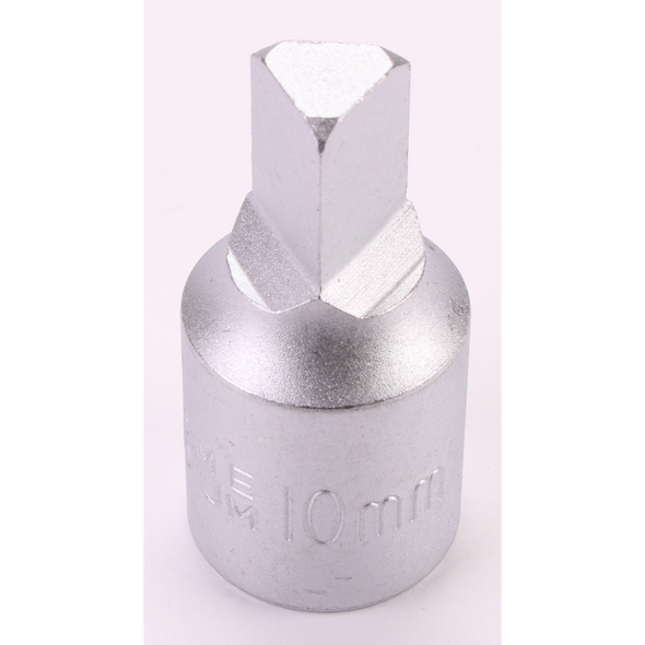 Sealey 3/8"Sq Dr Drain Plug Key - Triangle 10mm