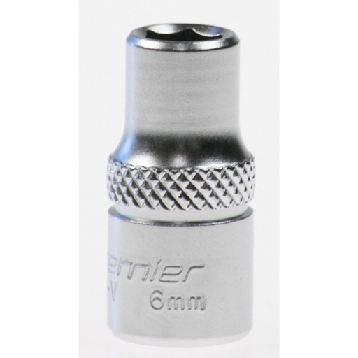 Sealey Socket 1/4"dr 6mm (6pt)